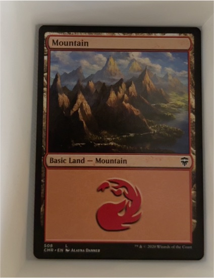 2020 Magic: The Gathering #508 Mountain — front