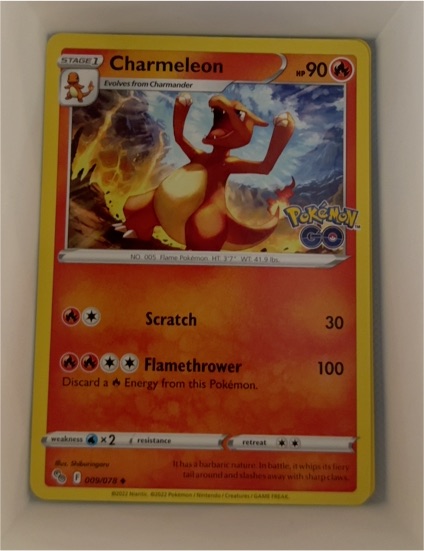 2022 Pokémon TCG Pokémon GO #009 Charmeleon — front