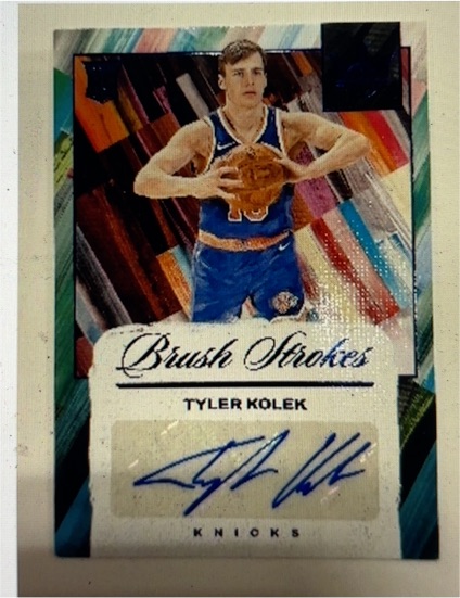 2024-25 Panini Court Kings Brush Strokes #BR-KOL Tyler Kolek — front