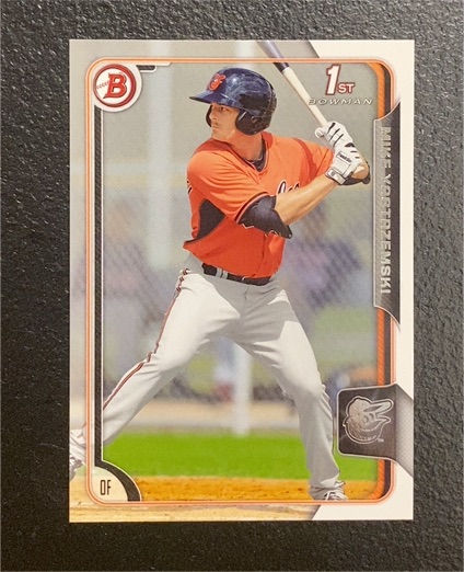 2015 Bowman Prospects #BP138 Mike Yastrzemski — front