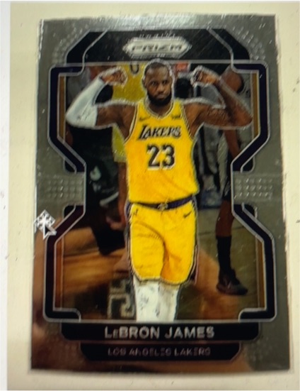 2021-22 Panini Prizm #91 LeBron James — front