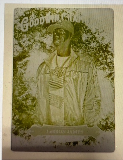 2017 Upper Deck Goodwin Champions LeBron James — front