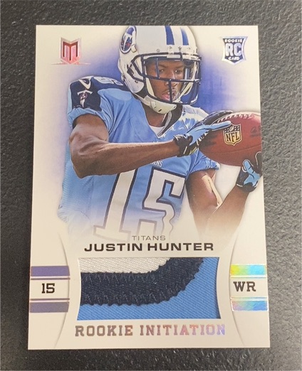 2013 Panini Momentum #49 Justin Hunter Rookie Initiation — front