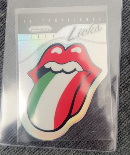 2025 Panini Prizm Rolling Stones #9 Italy International Licks — front
