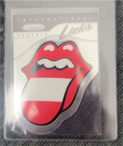 2025 Panini Prizm The Rolling Stones International Licks #17 Austria — front