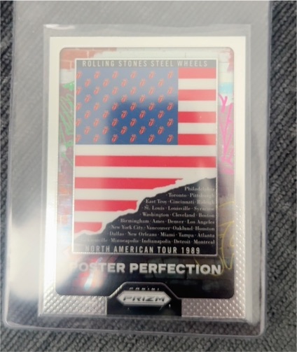 2025 Panini Prizm Poster Perfection Silver The Rolling Stones #16 — front