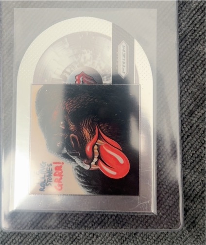 2025 Panini Prizm Rolling Stones Album Die-Cut Grrr! #32 — front