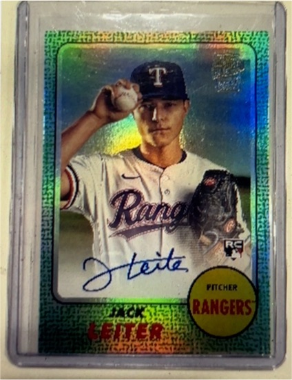 2024 Topps Archives - 1968 Fan Favorite Autographs #68FF-JL Jack Leiter — front