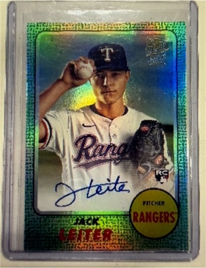 2024 Topps Archives - 1968 Fan Favorite Autographs Jack Leiter #68FF-JL — front
