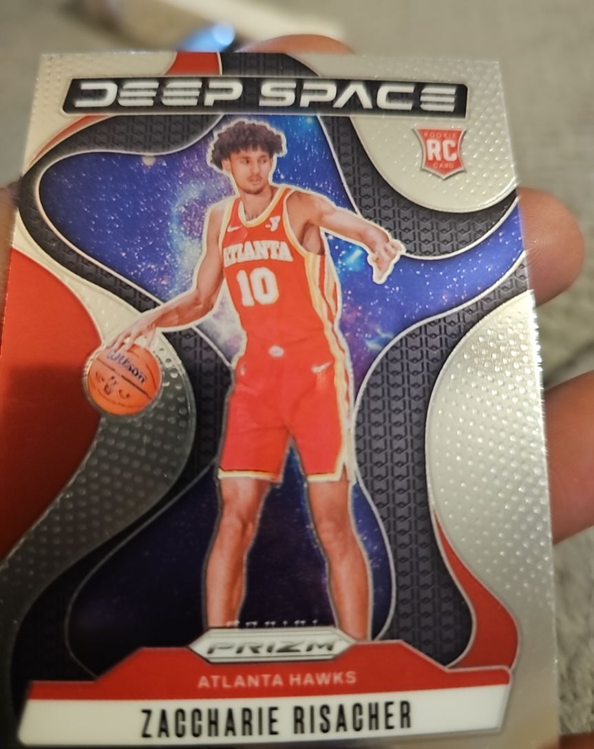 2024-25 Panini Prizm Deep Space #8 Zaccharie Risacher — front