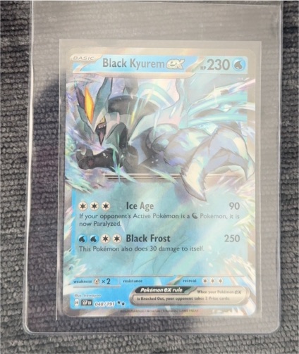 2024 Pokémon TCG Scarlet & Violet Surging Sparks #048 Black Kyurem ex — front
