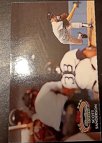 1992 Topps Stadium Club #496 Scott Sanderson — front