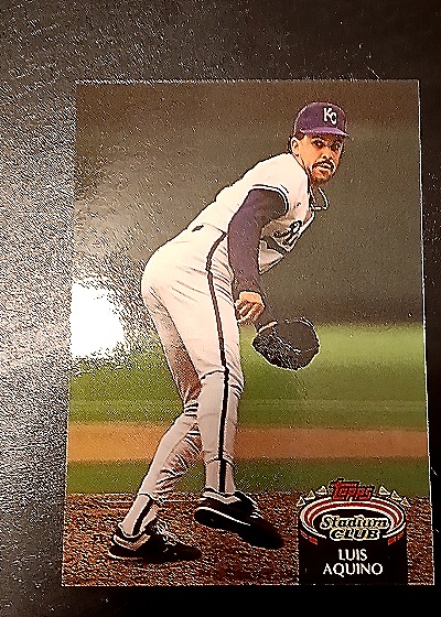 1991 Topps Stadium Club #170 Luis Aquino — front