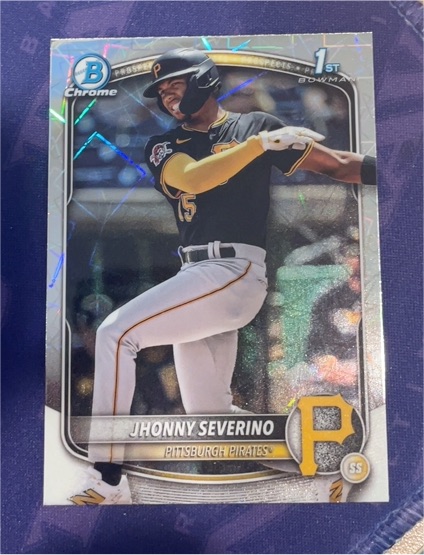 2025 Bowman Chrome #BCP-233 Jhonny Severino — front