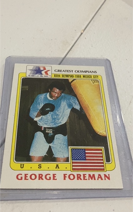 1983 Topps Greatest Olympians #19 George Foreman — front