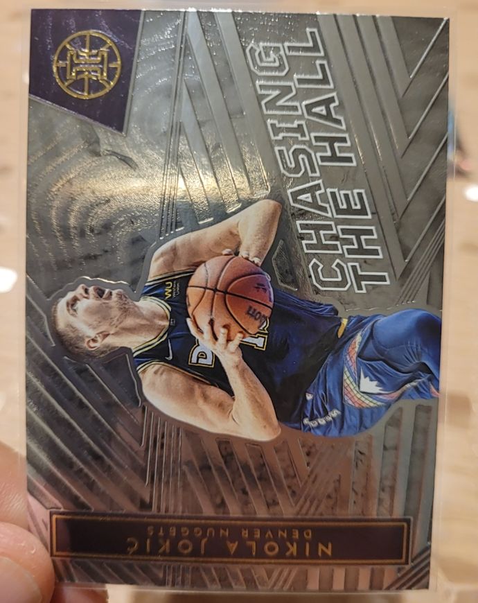 2021-22 Panini Illusions Chasing the Hall # Nikola Jokic — front
