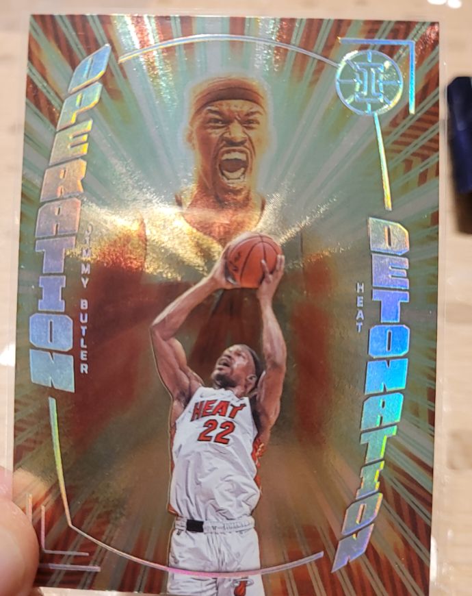 2021-22 Panini Illusions Operation Detonation #22 Jimmy Butler — front