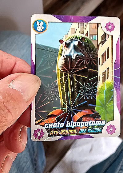 Tung Tung Tung Sahur Trading Card Game cacto hipopotoma — front