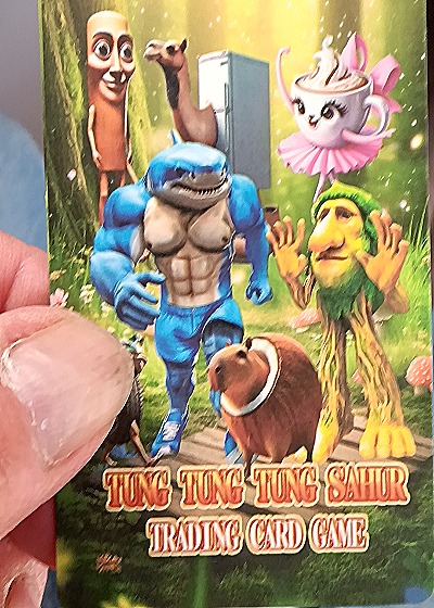 2025 Tung Tung Tung Sahur Trading Card — back