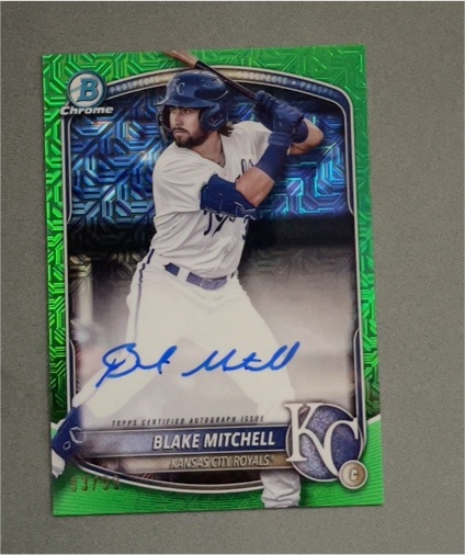 2025 Bowman Chrome #BMA-BMI Blake Mitchell — front