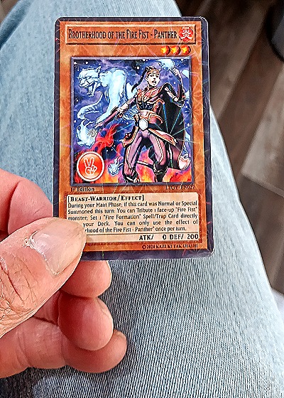 2011 Yu-Gi-Oh! HOFY-EN041 Brotherhood of the Fire Fist - Panther — front