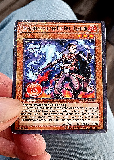 2024 Yu-Gi-Oh! #035 Brotherhood of the Fire Fist - Panther — front