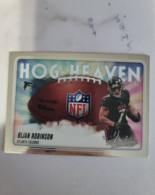 2025 Panini Absolute Hog Heaven #HH-BRN Bijan Robinson — front