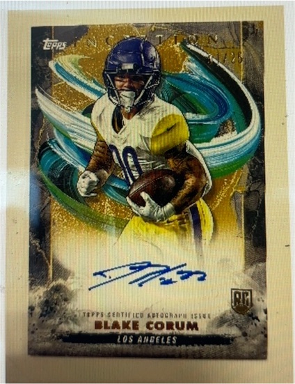 2024 Topps Inception #RA-BC Blake Corum — front