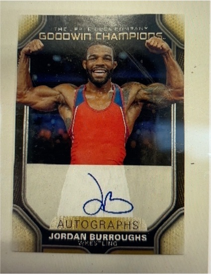 2024 Upper Deck Goodwin Champions #A-JB Jordan Burroughs — front
