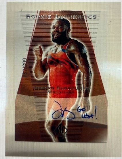 2024 UD Goodwin Champions #03-04 Jordan Burroughs SP Authentic RC Autograph — front