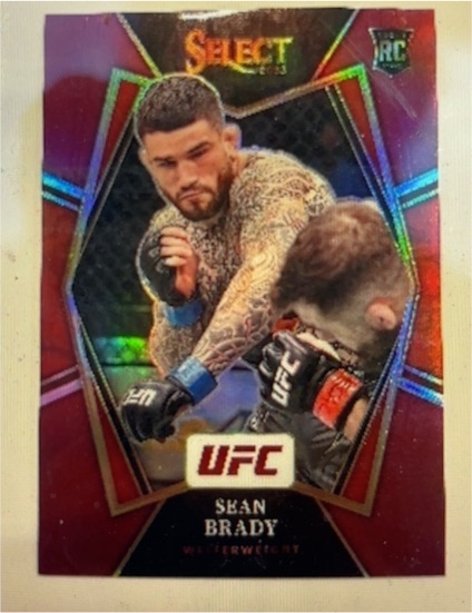 2022 Panini Select UFC #137 Sean Brady — front
