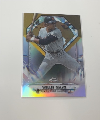 2022 Topps Chrome Update #DGC-25 Willie Mays — front