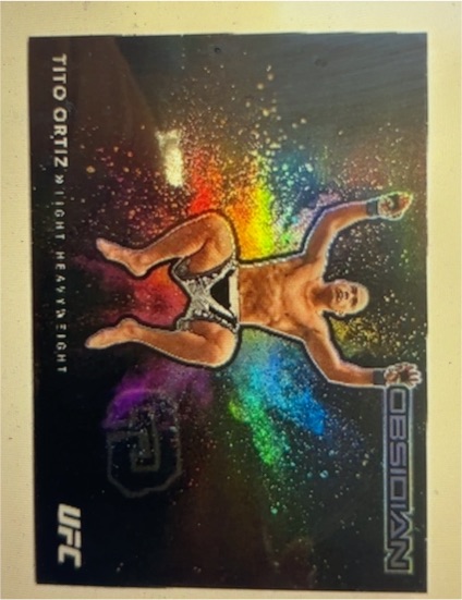 2023 Panini Obsidian Tito Ortiz Black Color Blast — front