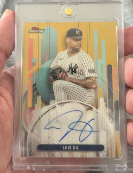 2025 Topps Finest #FA-LG Luis Gil — front