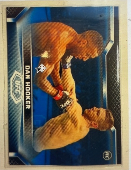 2020 Topps UFC Knockout #RC Dan Hooker Rookie Card — front