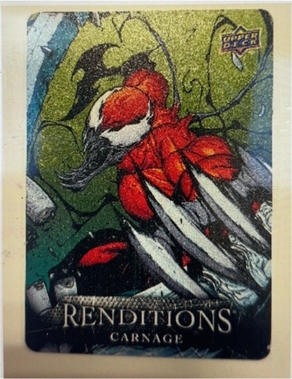 2024 Upper Deck Marvel Renditions #29 Carnage — front