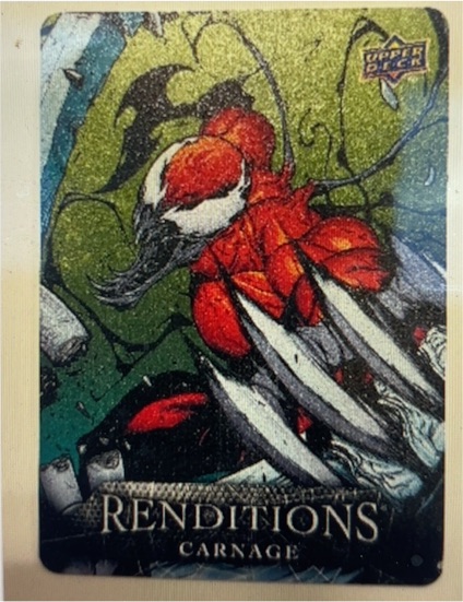 2024 Upper Deck Marvel Renditions Spider-Man #29 Carnage — front