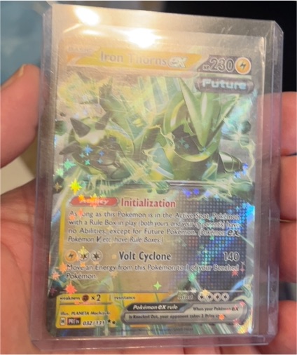 2025 Pokémon TCG Prismatic Evolutions #32 Iron Thorns EX — front