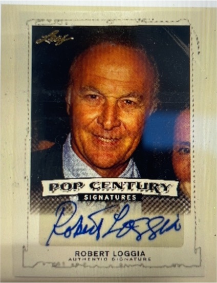 2014 Leaf Pop Century Signatures #BA-RL1 Robert Loggia — front