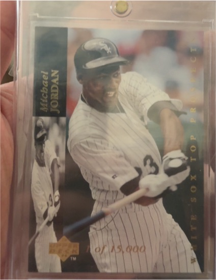 1993 Upper Deck Michael Jordan White Sox Top Prospects #MJ23 — front