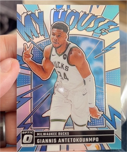 2024-25 Panini Donruss Optic #5 Giannis Antetokounmpo My House — front