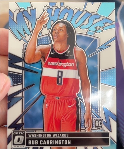 2024-25 Donruss Optic #8 Bub Carrington My House — front