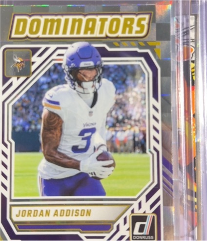 2025 Donruss Dominators #DOM-JAN Jordan Addison — front