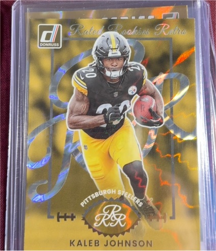 2025 Donruss Rated Rookies Retro #19 Kaleb Johnson — front