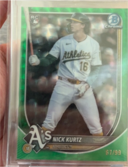 2025 Bowman Chrome #93 Nick Kurtz — front