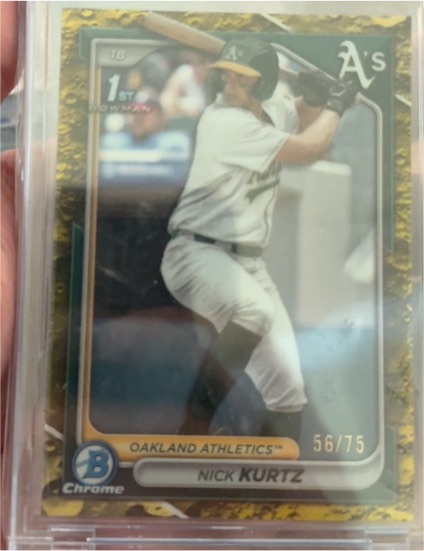 2024 Bowman Draft Chrome #56 Nick Kurtz — front