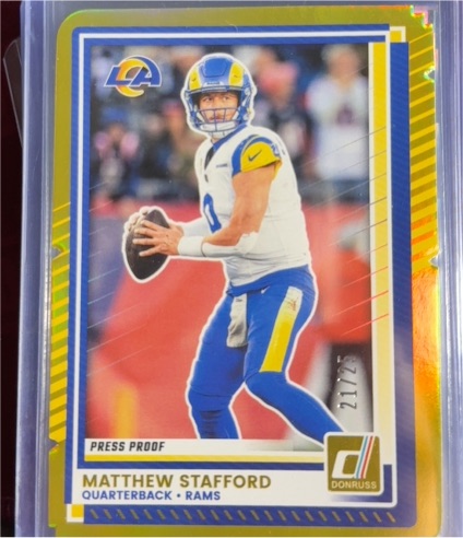 2025 Donruss #296 Matthew Stafford — front