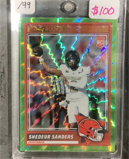 2025 Panini Score #15 Shedeur Sanders Rookie Card — front