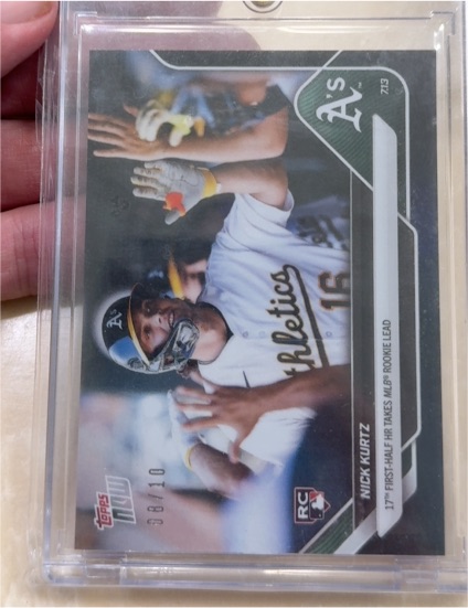 2025 Topps Now #424 Nick Kurtz — front