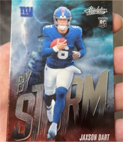 2025 Panini Absolute Football By Storm #7 Jaxson Dart Rookie Card — front